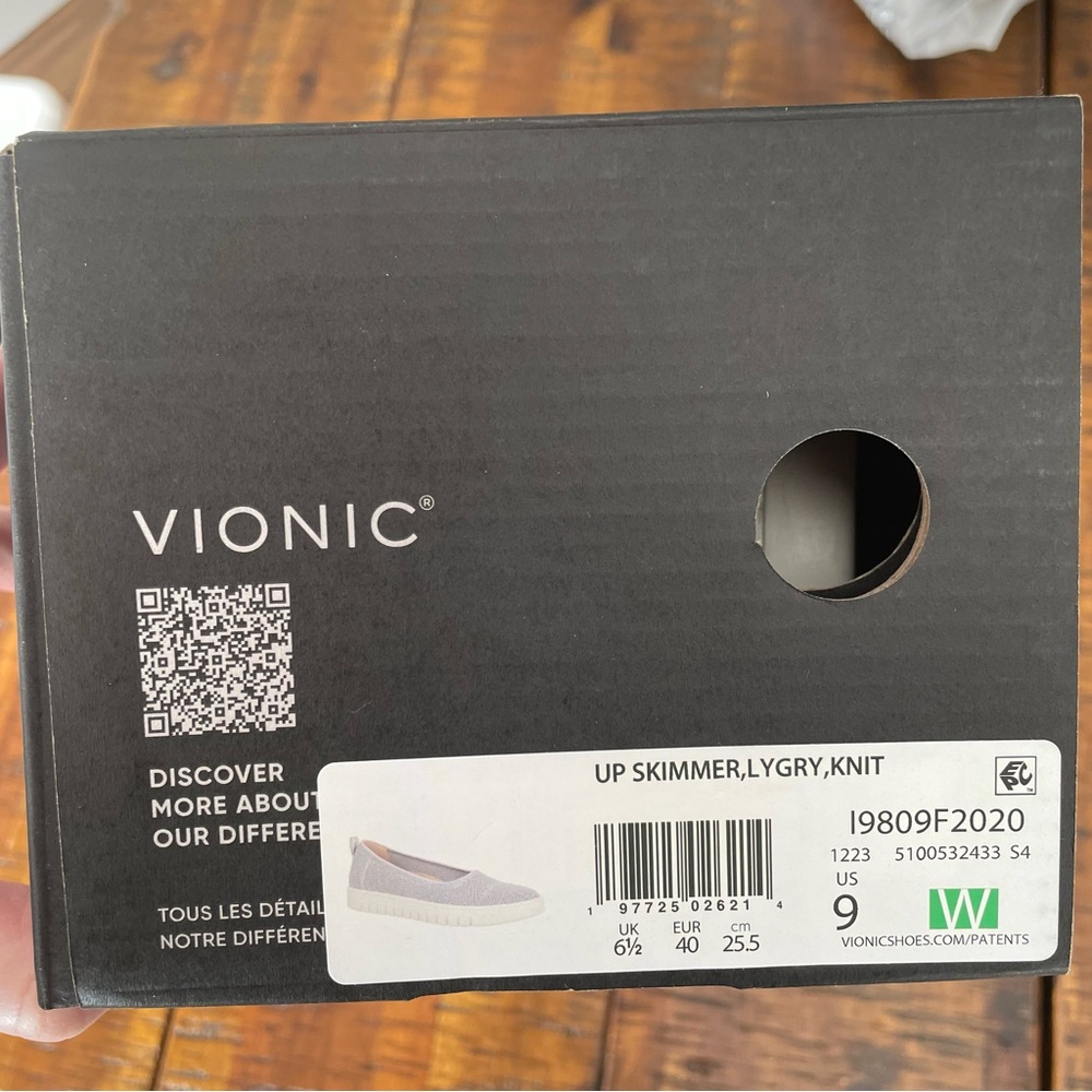 Vionic uptown knit skimmer flat NIB - Picture 9 of 14
